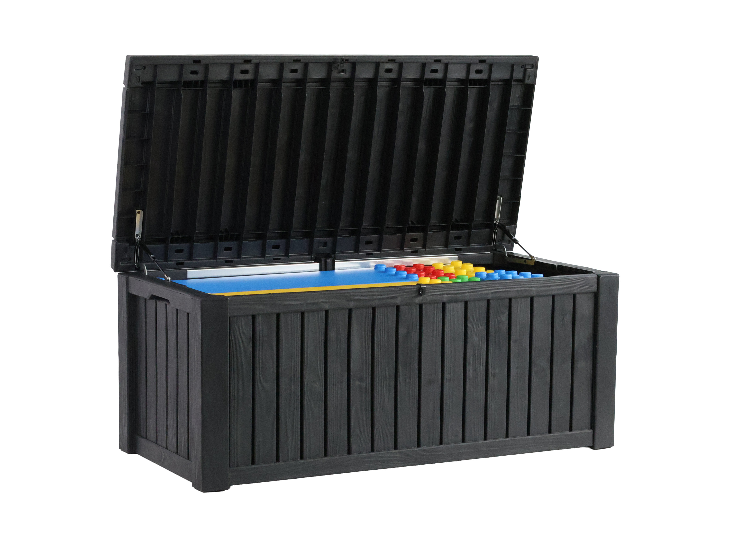 image Aufbewahrungsbox für XXL-Bausteine und Gartenauflagen Box geöffnet