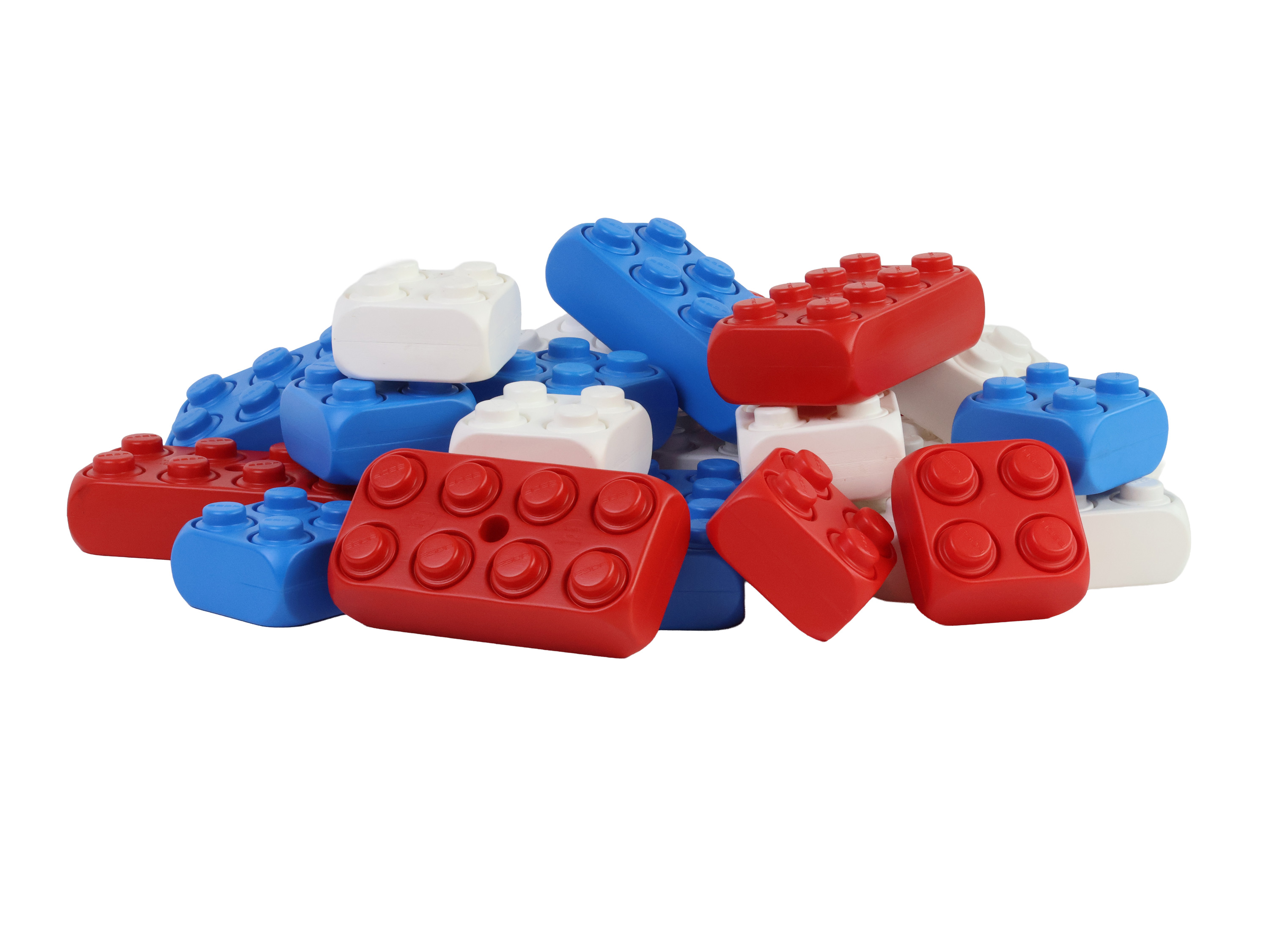 XXL-Funblocks Flaggen-Set Niederlande Haufen Spielbausteine ein Haufen XXL-Spielbausteine in Rot, Weiß, Blau