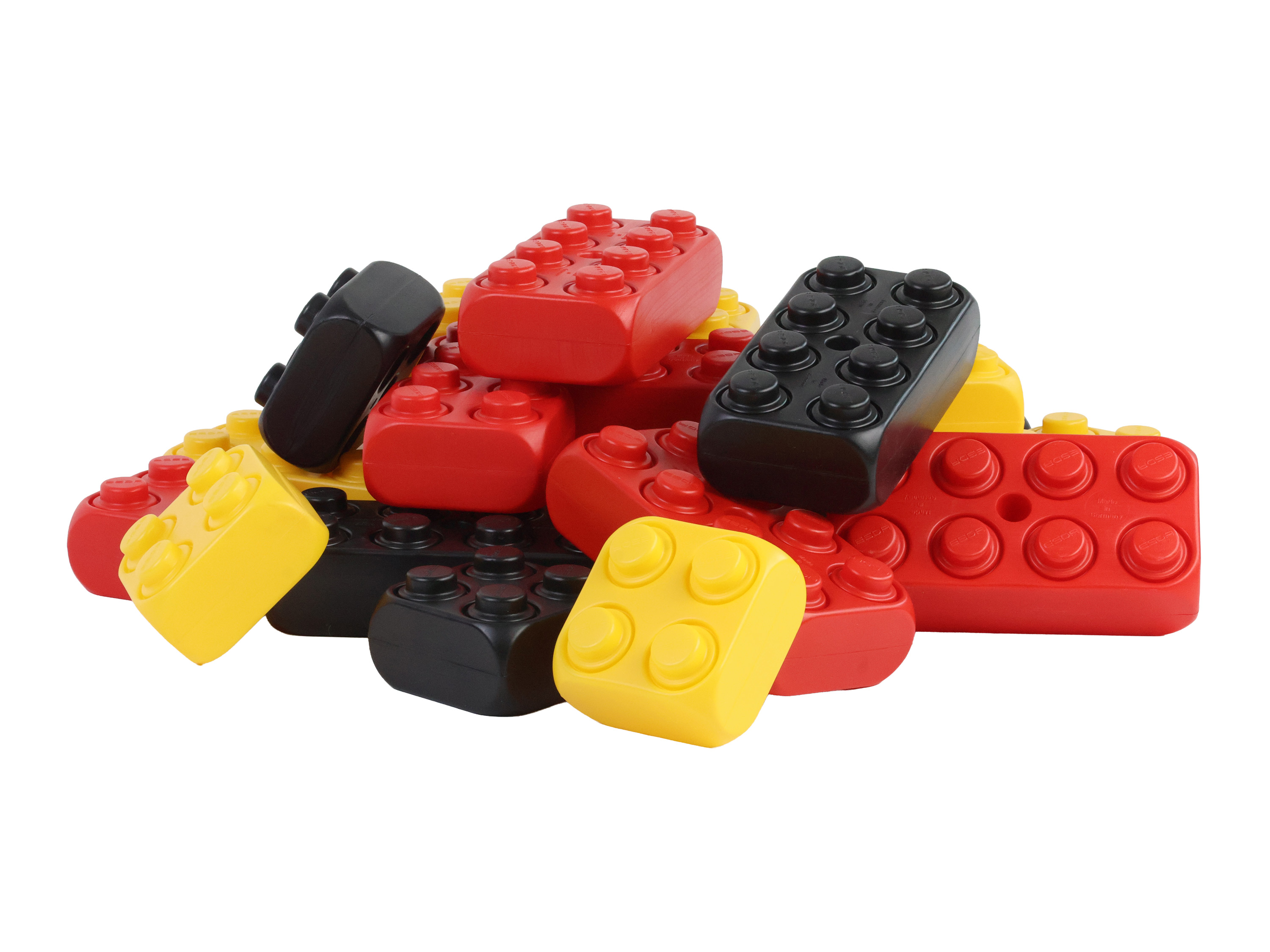 image XXL Spielbausteine Flaggen-Set Steinhaufen