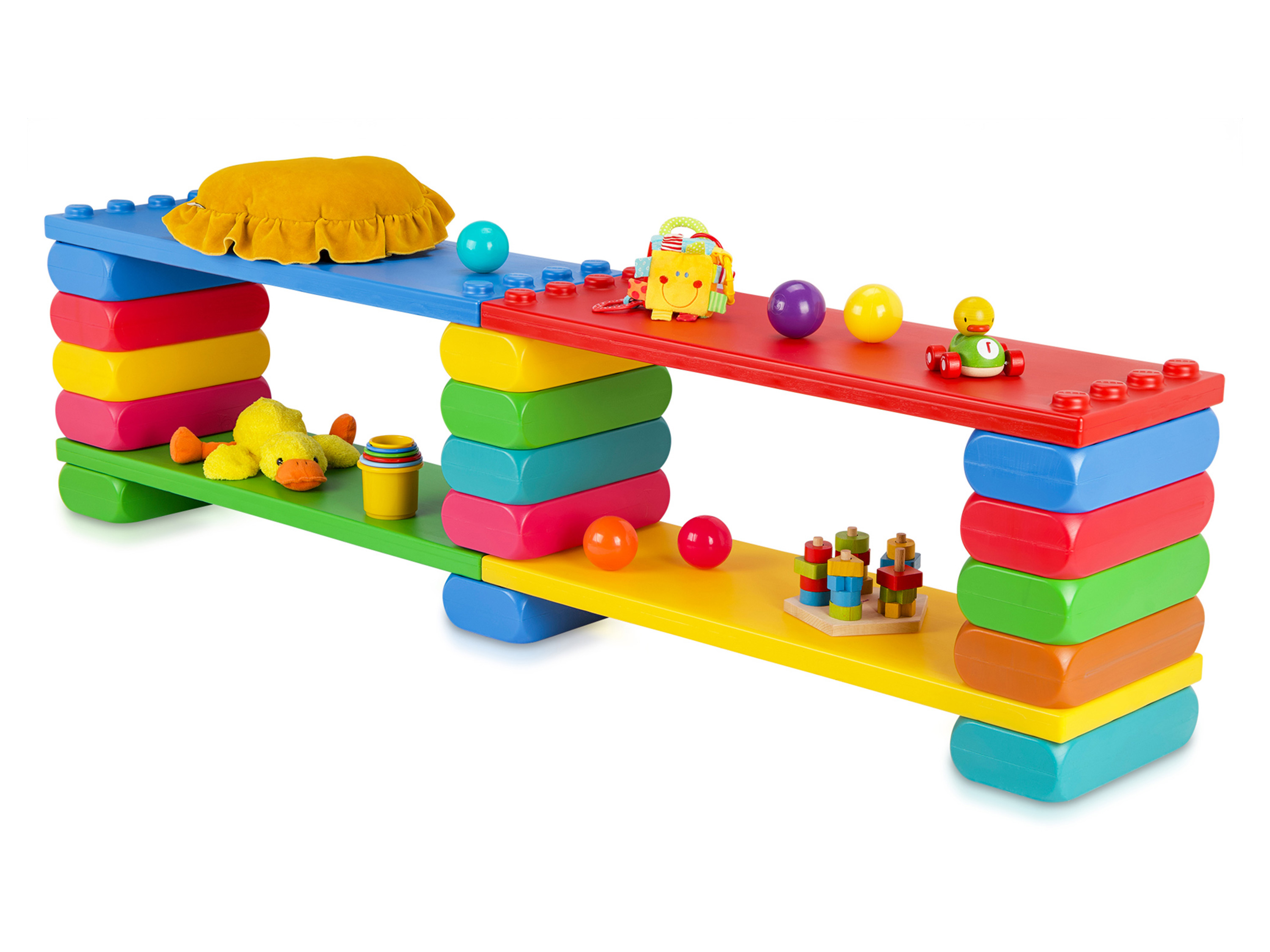 Regalplatten-Set Freisteller mit Spielzeug Deko