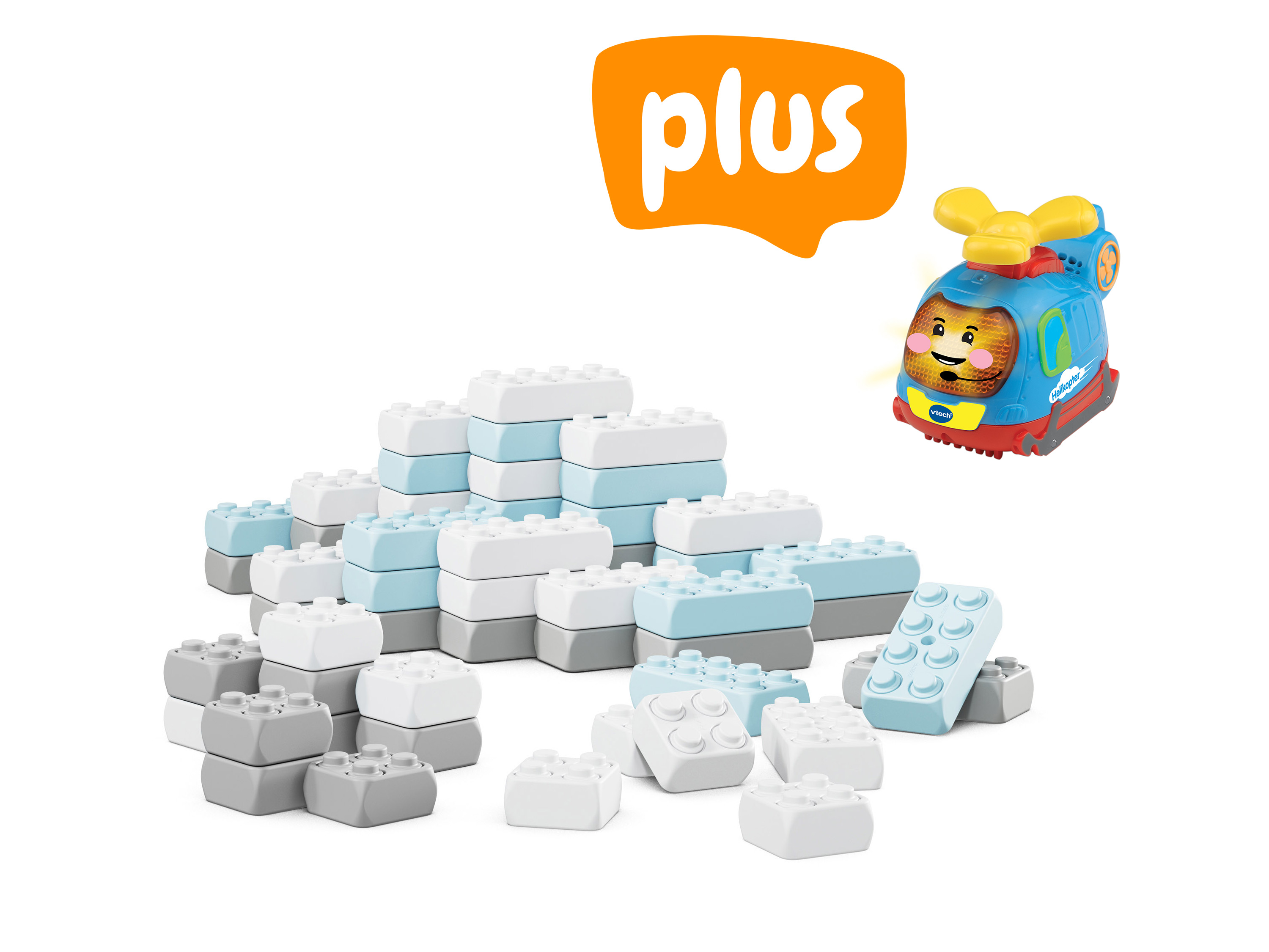 XS-Playblocks Edition Elements Luft-Set klein + Vtech® Tut Tut Baby Flitzer Helikopter