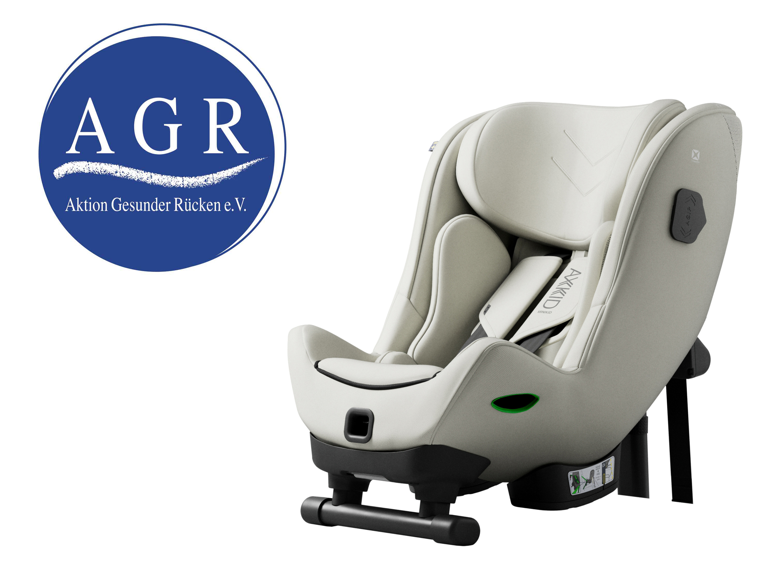 AXKID Minikid 4 Max – Beachgrass Beige AGR Zertifizierung - Aktion gesunder Rücken