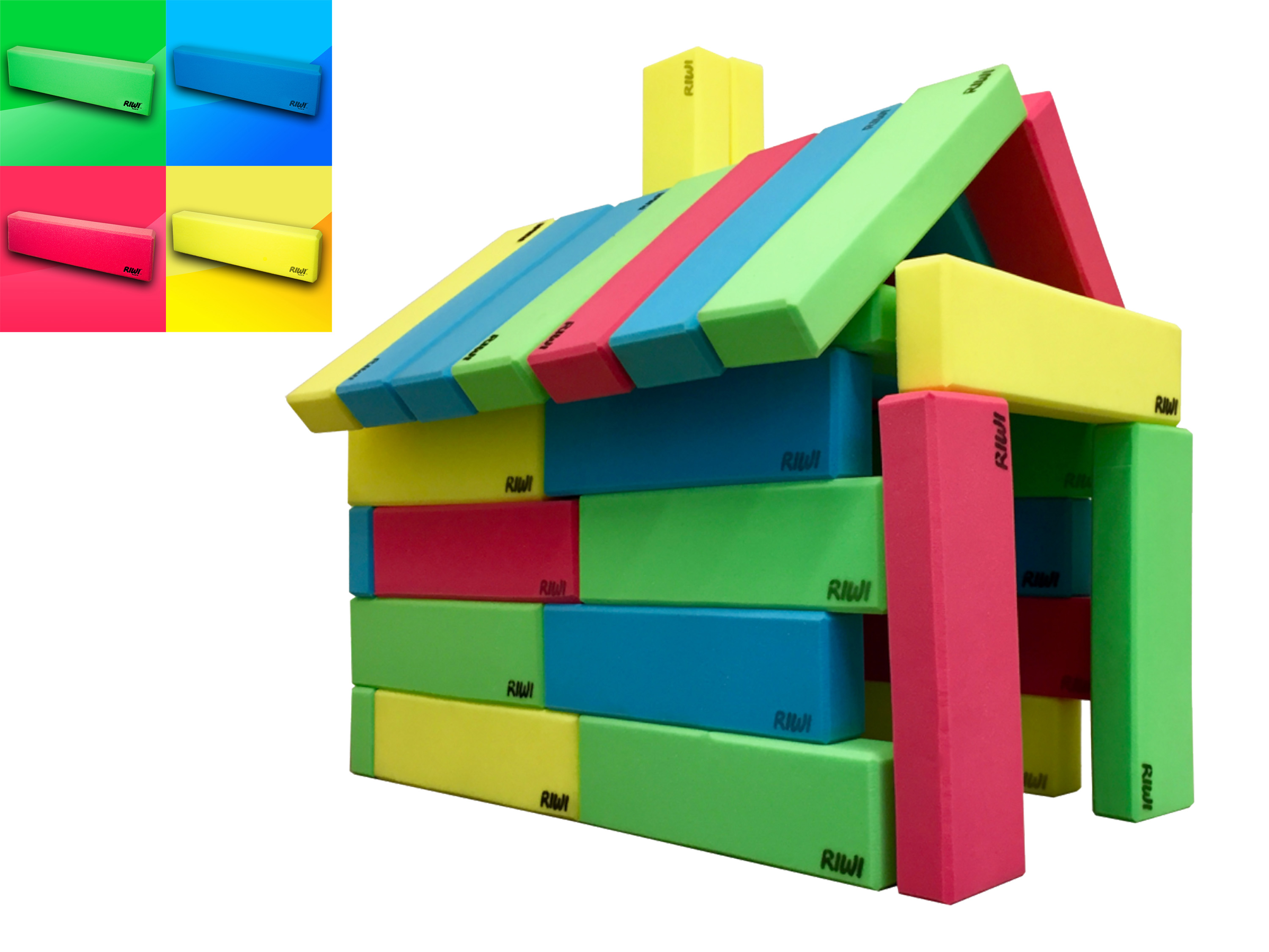 XXL Schaumstoff Spielbausteine Spielidee Haus