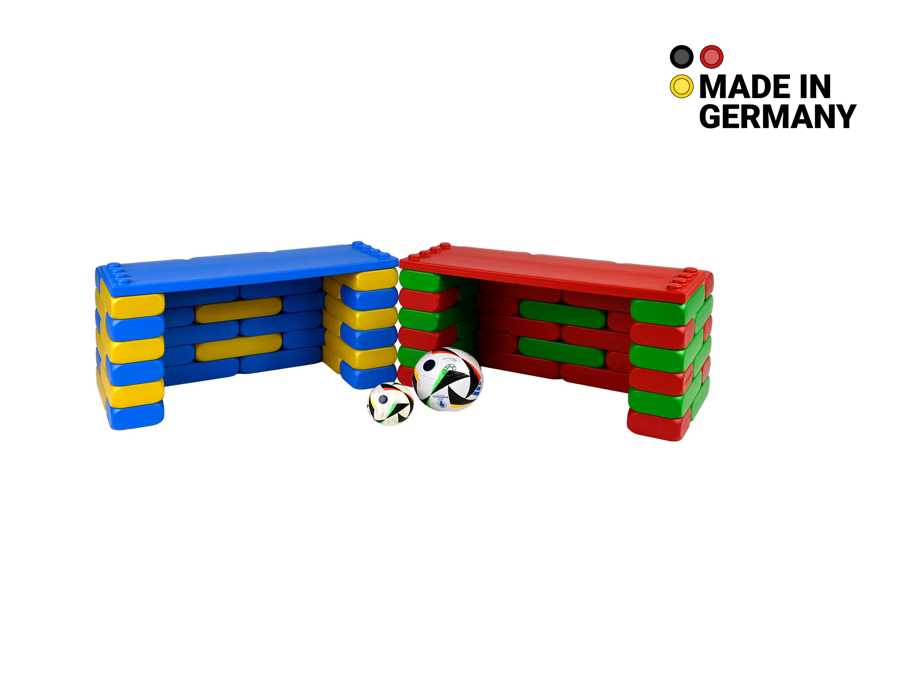 XXL-Funblocks Fussball-Tore Set