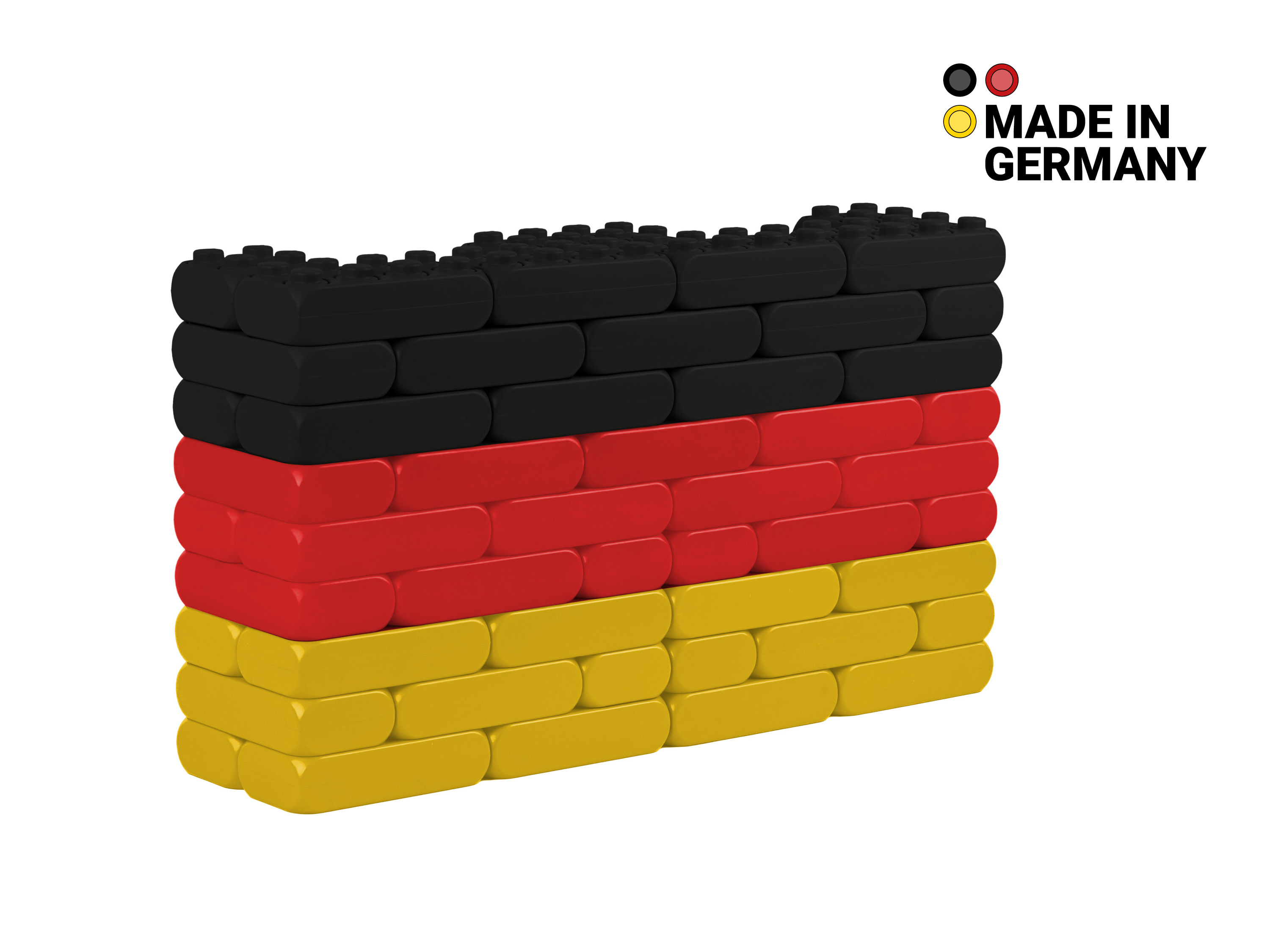 XXL-Funblocks Flaggen-Set Deutschland