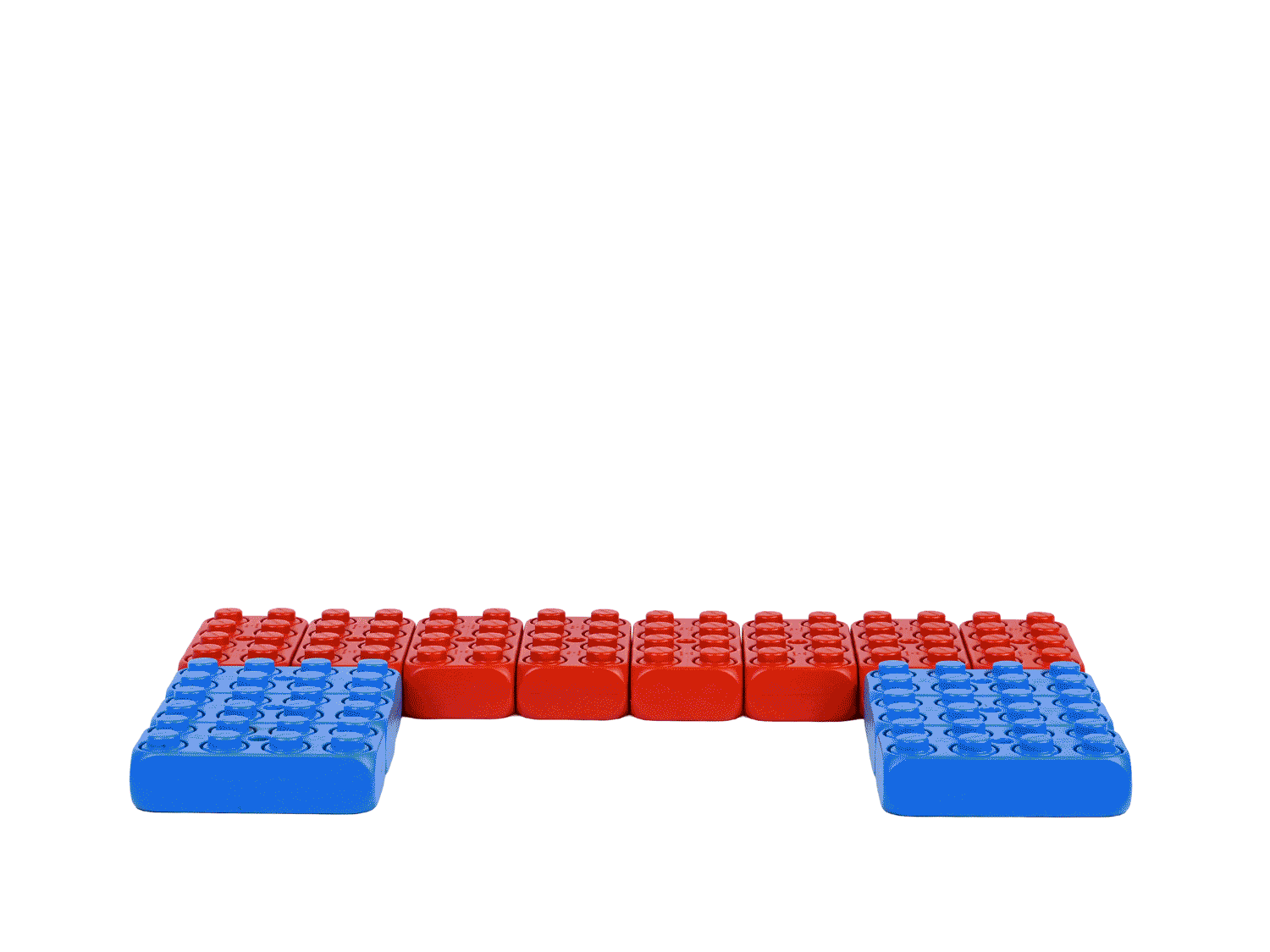 Aufbau des Spielsofas