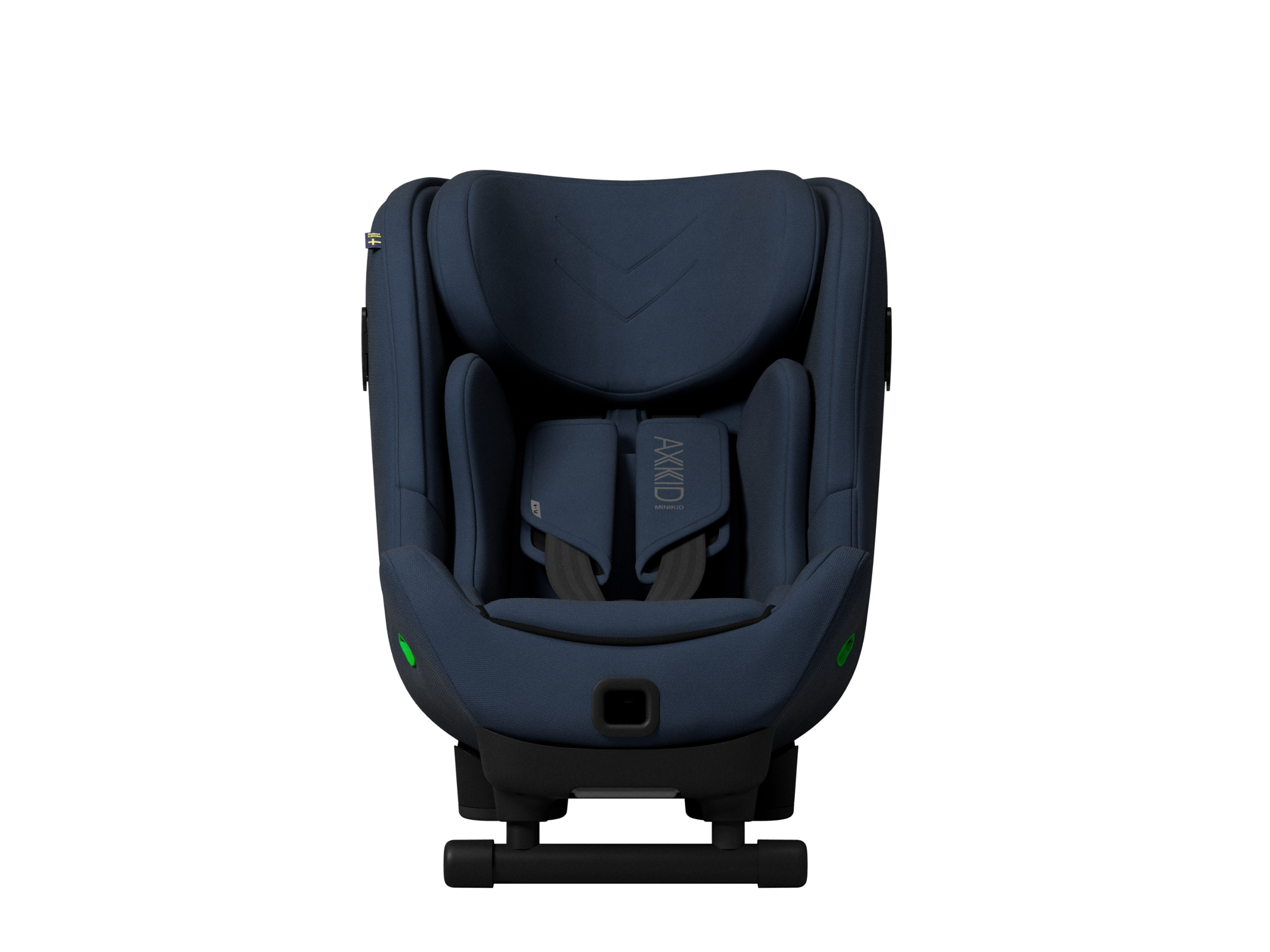 image Kindersitz Minikid 4 Max in Glacier Lake Blue Frontansicht