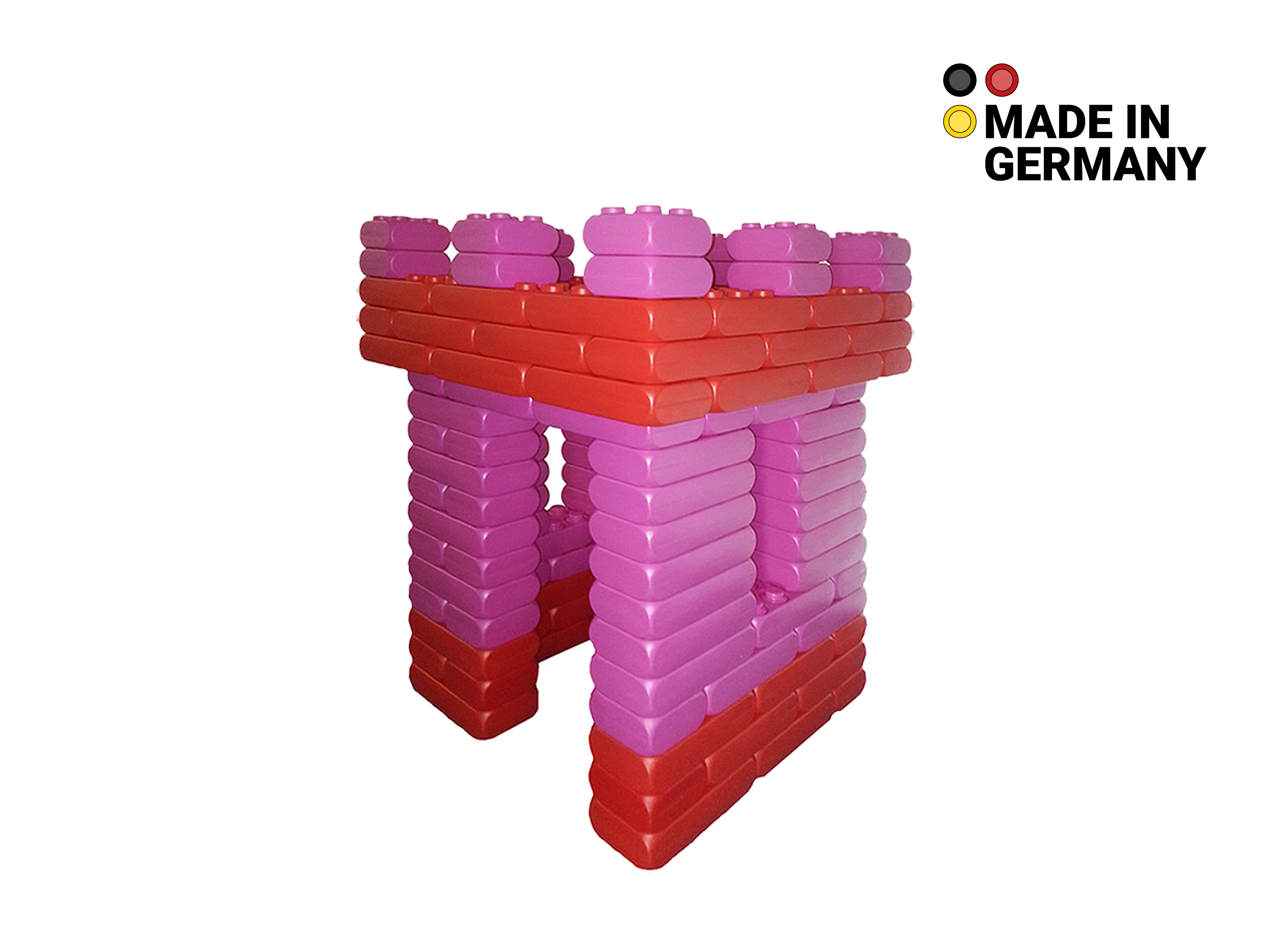 XXL-Funblocks Prinzessin Kreativa Burg Pink - Rot XXL-Funblocks Prinzessin Kreativa Burg Pink - Rot