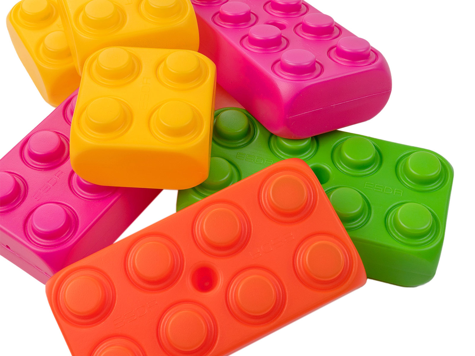 Bunte Mischung an XS Spielbausteinen