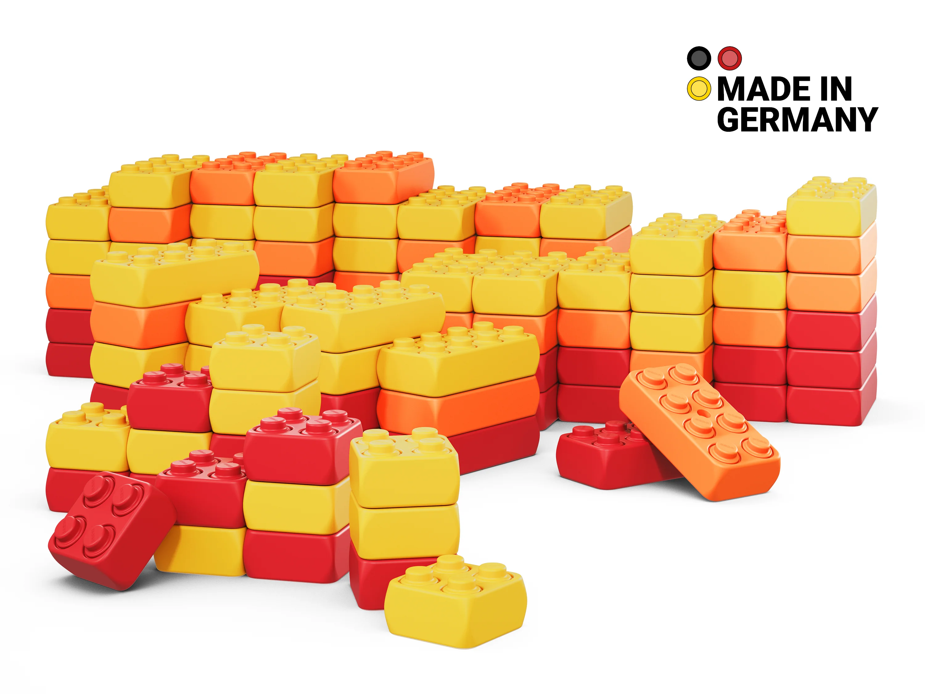 XXL-Funblocks Edition Elements Feuer-Set groß
