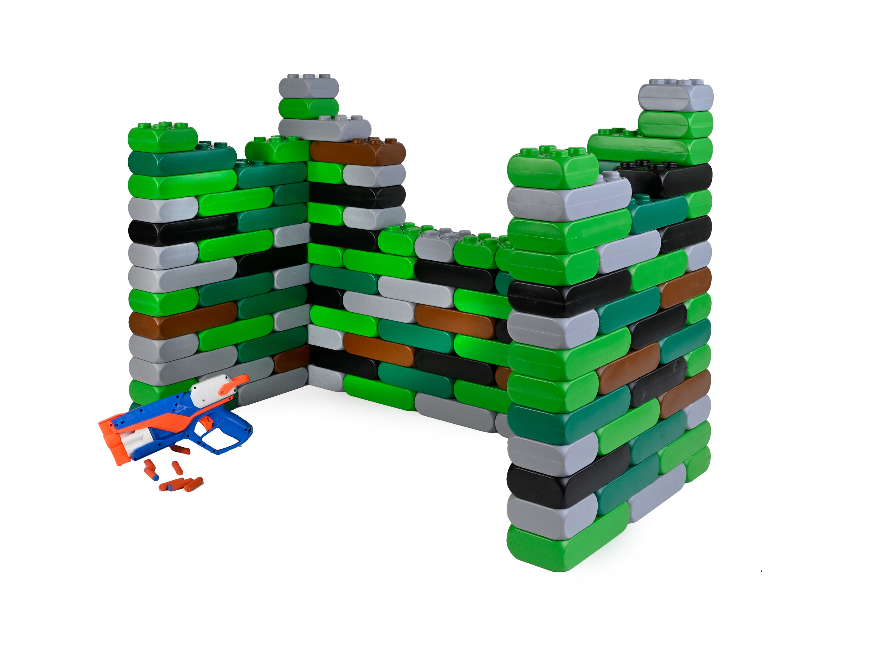 Ritterburg Camouflage mit Nerf Gear Up