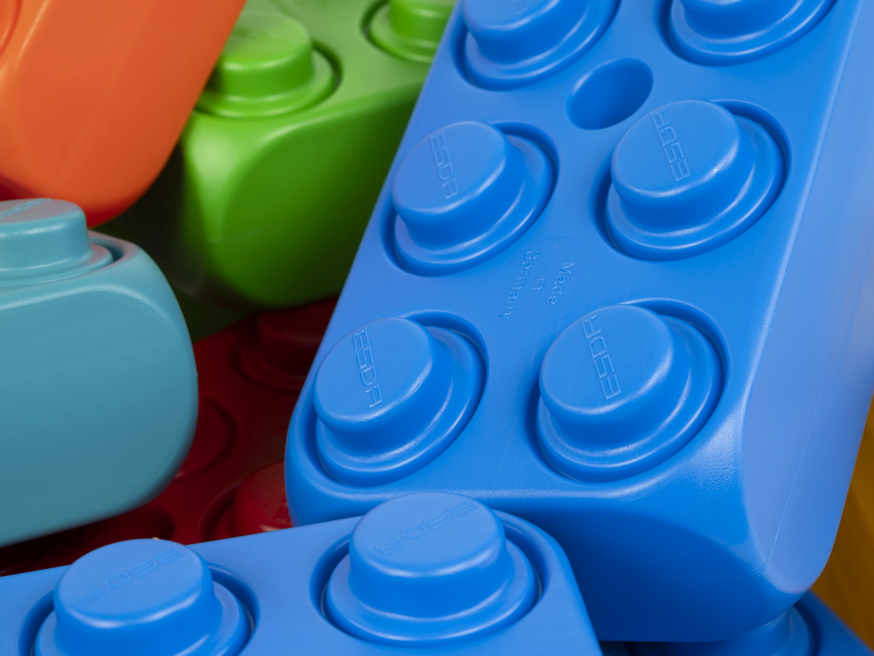 image XXL-Funblocks Detailfoto bunte Steine